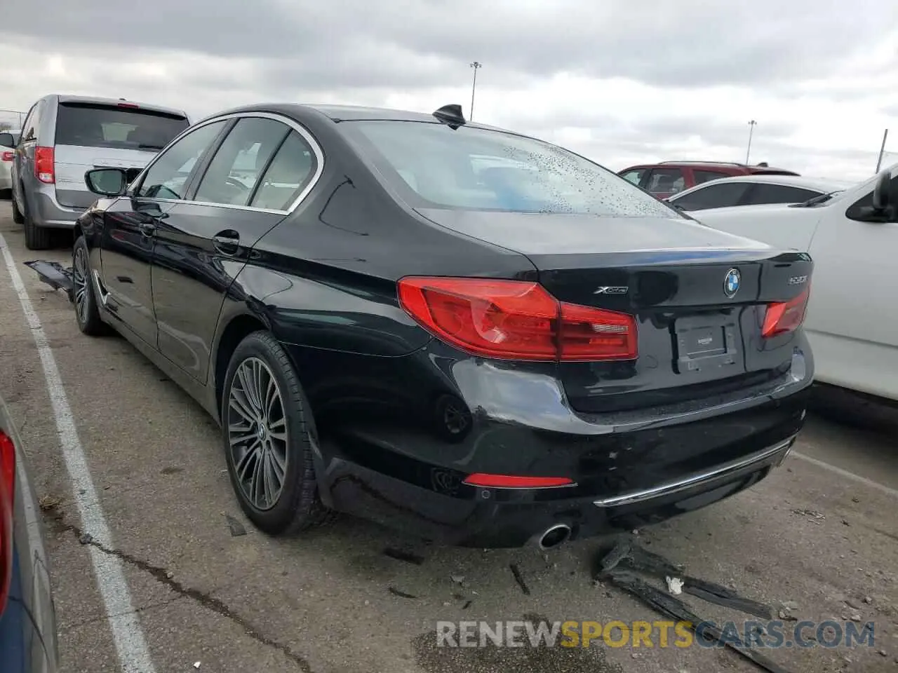 2 fotografías del automóvil dañado WBAJR7C0XLCD60832 BMW 5 SERIES 2020