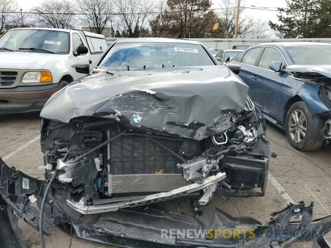 5 fotografías del automóvil dañado WBAJR7C0XLCD60832 BMW 5 SERIES 2020