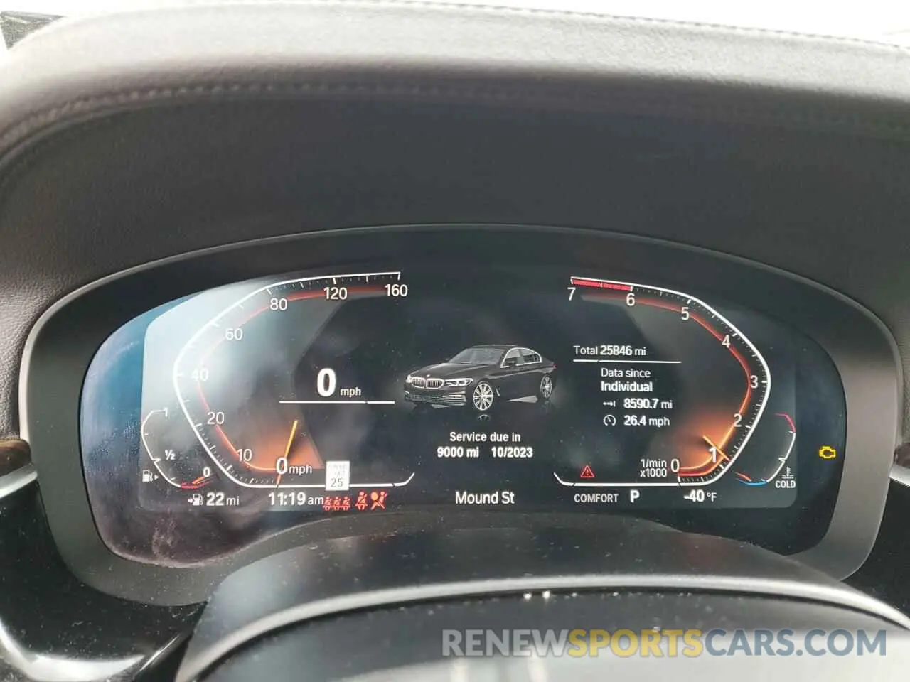 9 fotografías del automóvil dañado WBAJR7C0XLCD60832 BMW 5 SERIES 2020