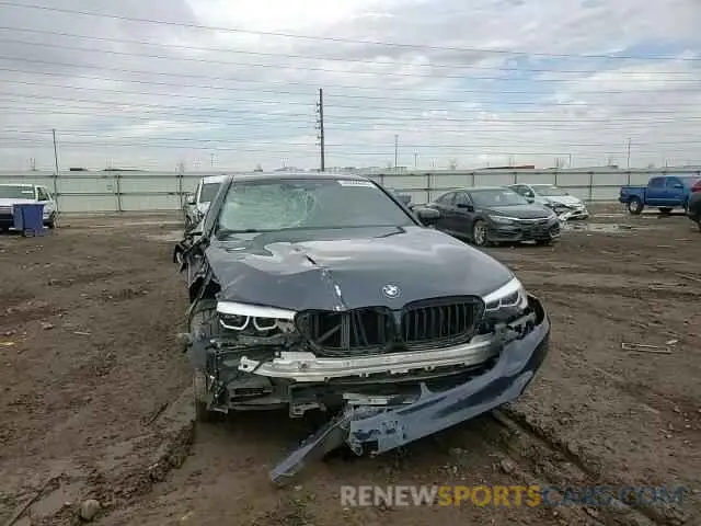 11 fotografías del automóvil dañado WBAJR7C0XLCE48697 BMW 5 SERIES 2020