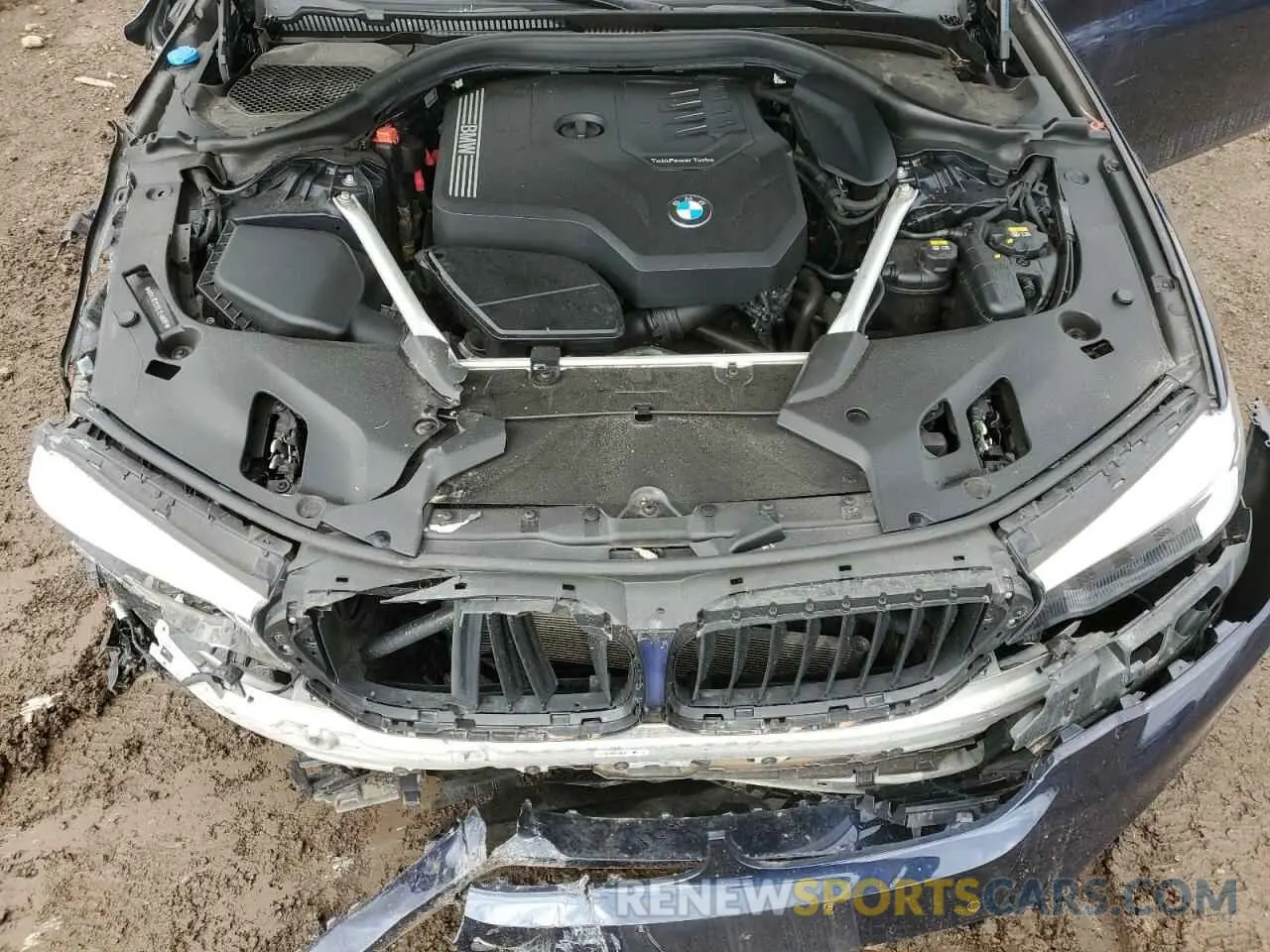 12 fotografías del automóvil dañado WBAJR7C0XLCE48697 BMW 5 SERIES 2020