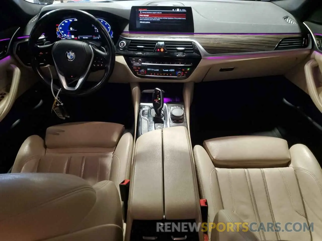 8 fotografías del automóvil dañado WBAJR7C0XLCE58114 BMW 5 SERIES 2020