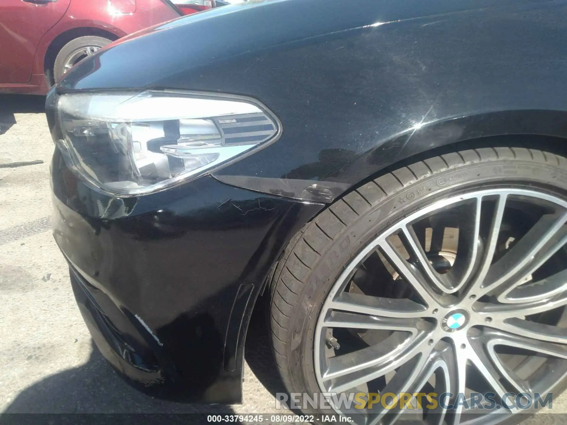 6 fotografías del automóvil dañado WBAJS1C01LWW61566 BMW 5 SERIES 2020