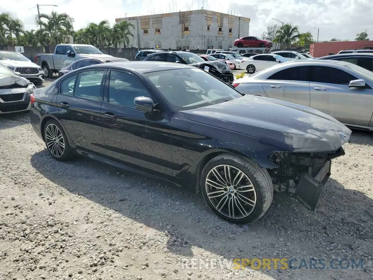 4 fotografías del automóvil dañado WBAJS1C02LCD25302 BMW 5 SERIES 2020