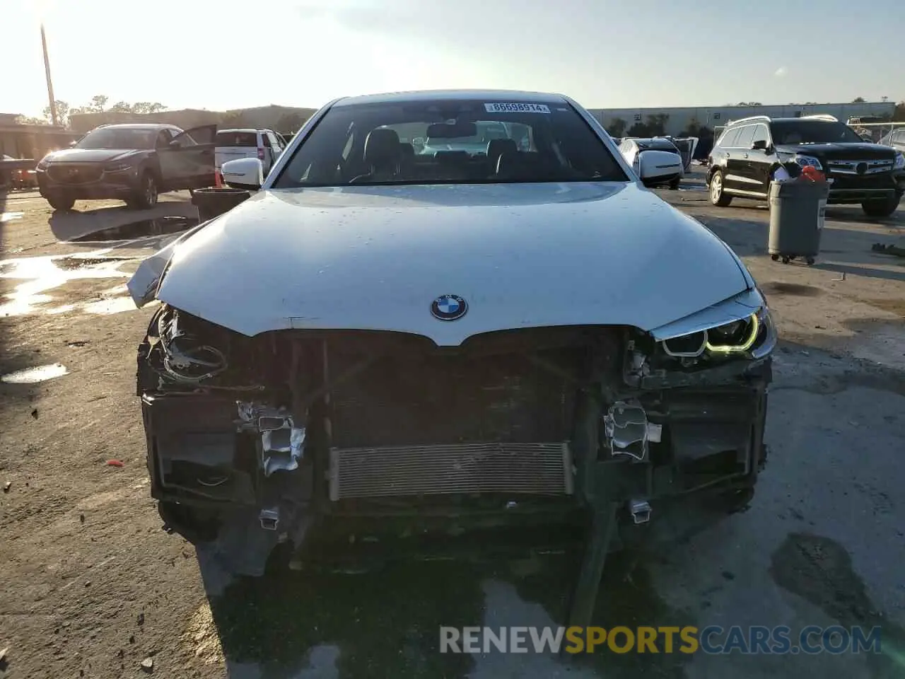 5 fotografías del automóvil dañado WBAJS1C03LWW73170 BMW 5 SERIES 2020