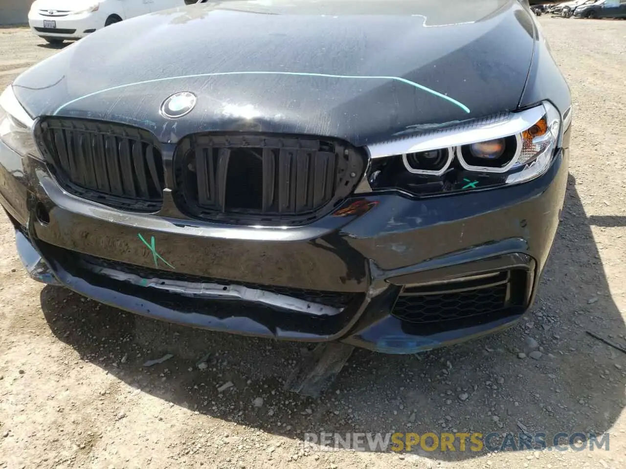 9 fotografías del automóvil dañado WBAJS1C03LWW84279 BMW 5 SERIES 2020
