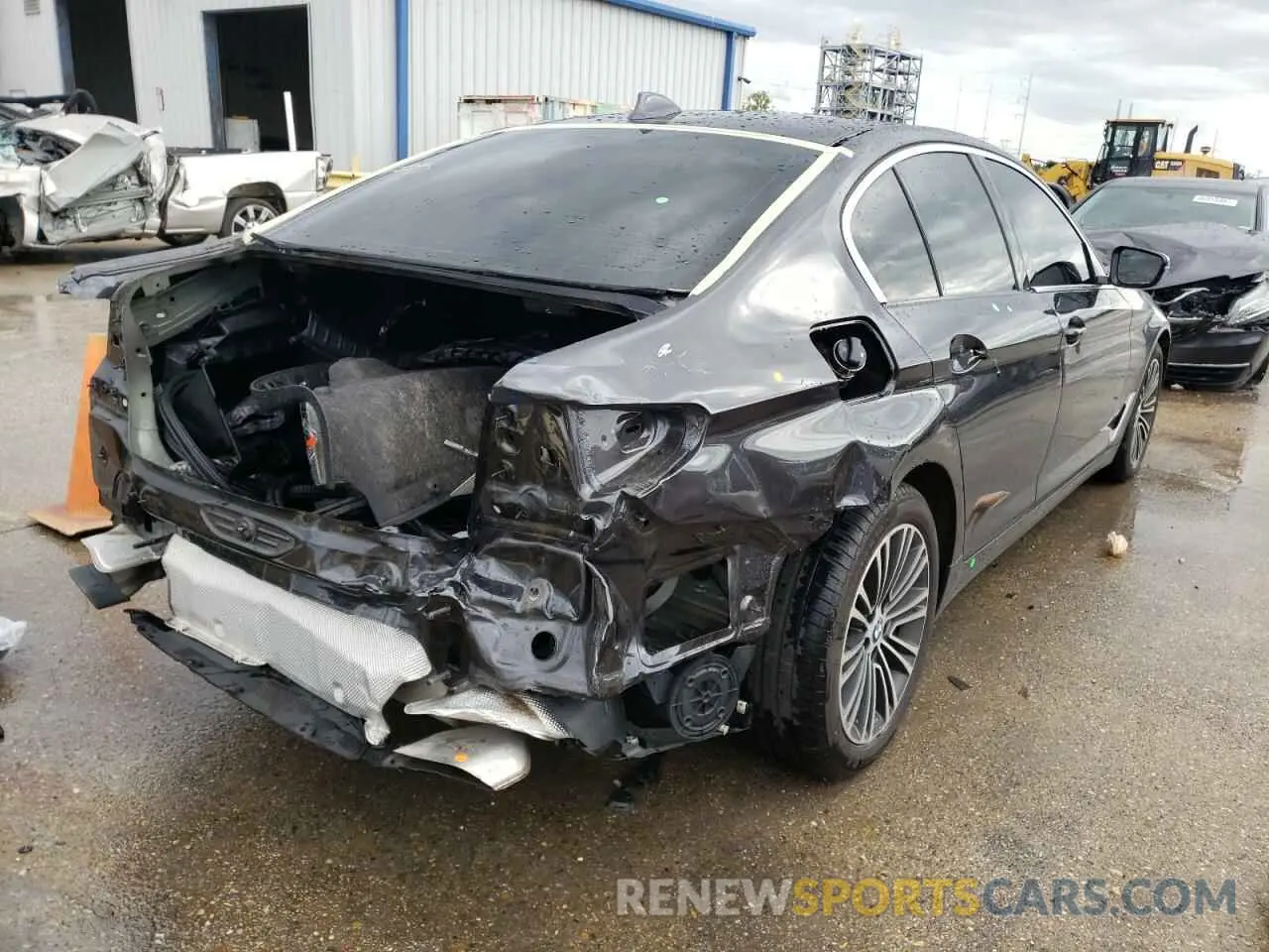 4 fotografías del automóvil dañado WBAJS1C04LWW71511 BMW 5 SERIES 2020