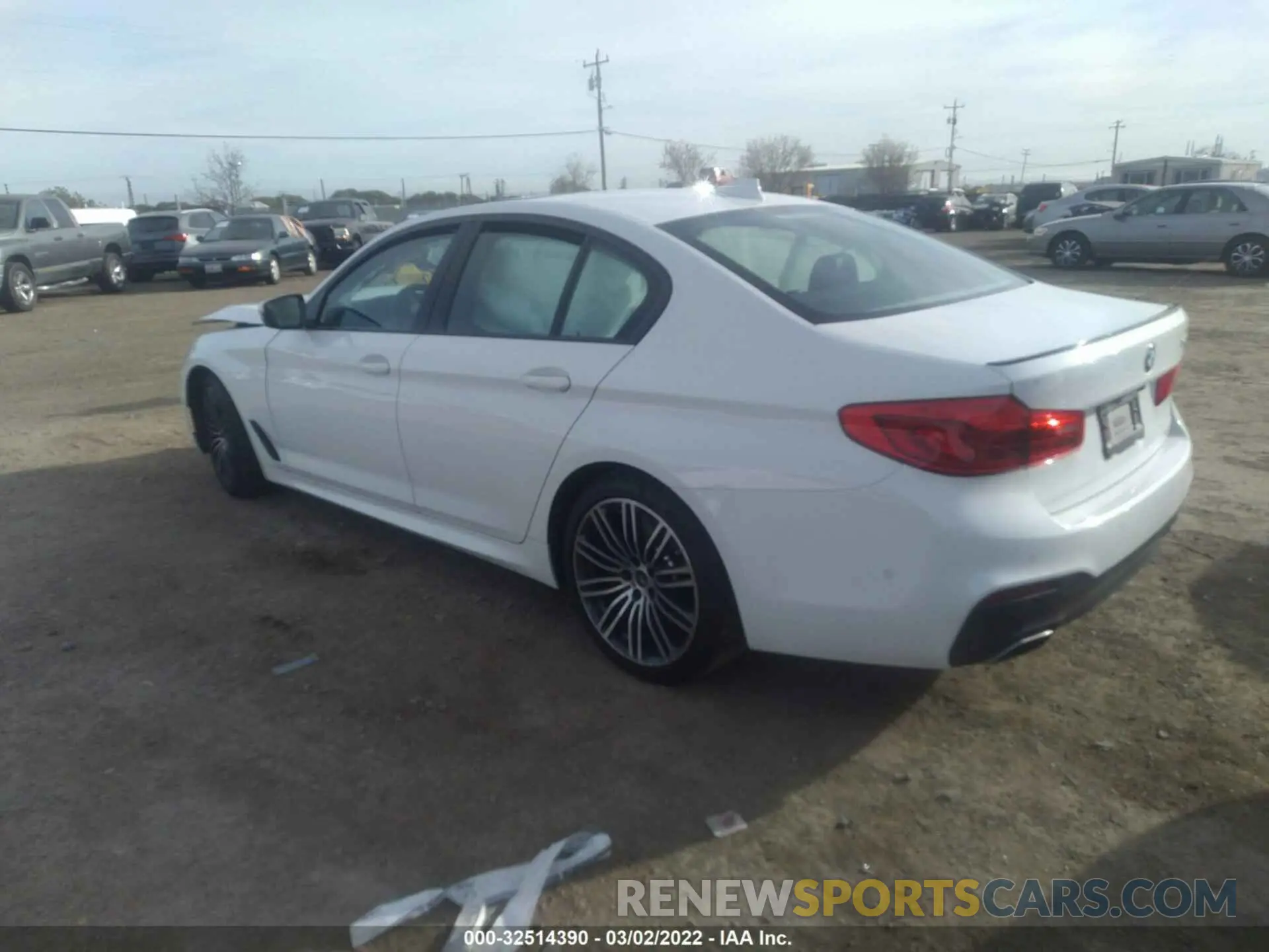 3 fotografías del automóvil dañado WBAJS1C05LCE42503 BMW 5 SERIES 2020