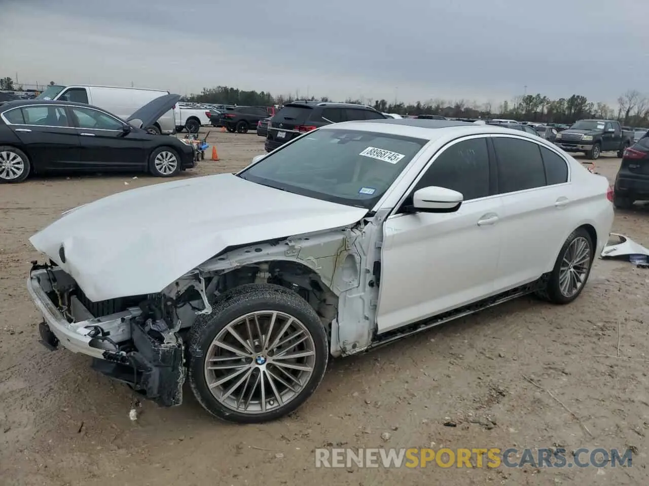 1 fotografías del automóvil dañado WBAJS1C06LCD15114 BMW 5 SERIES 2020