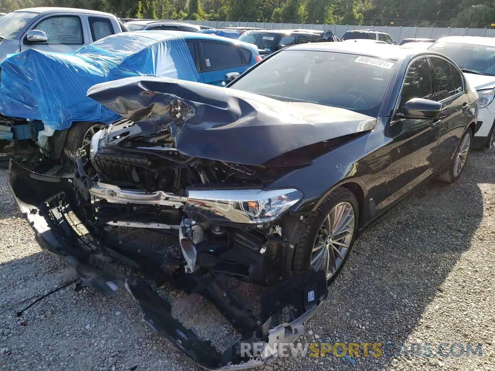 2 fotografías del automóvil dañado WBAJS1C07LCD17986 BMW 5 SERIES 2020