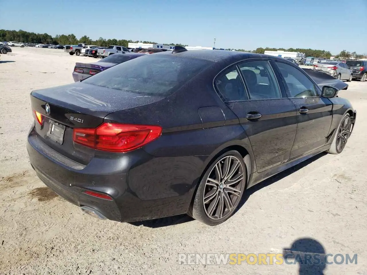 3 fotografías del automóvil dañado WBAJS1C07LWW78999 BMW 5 SERIES 2020