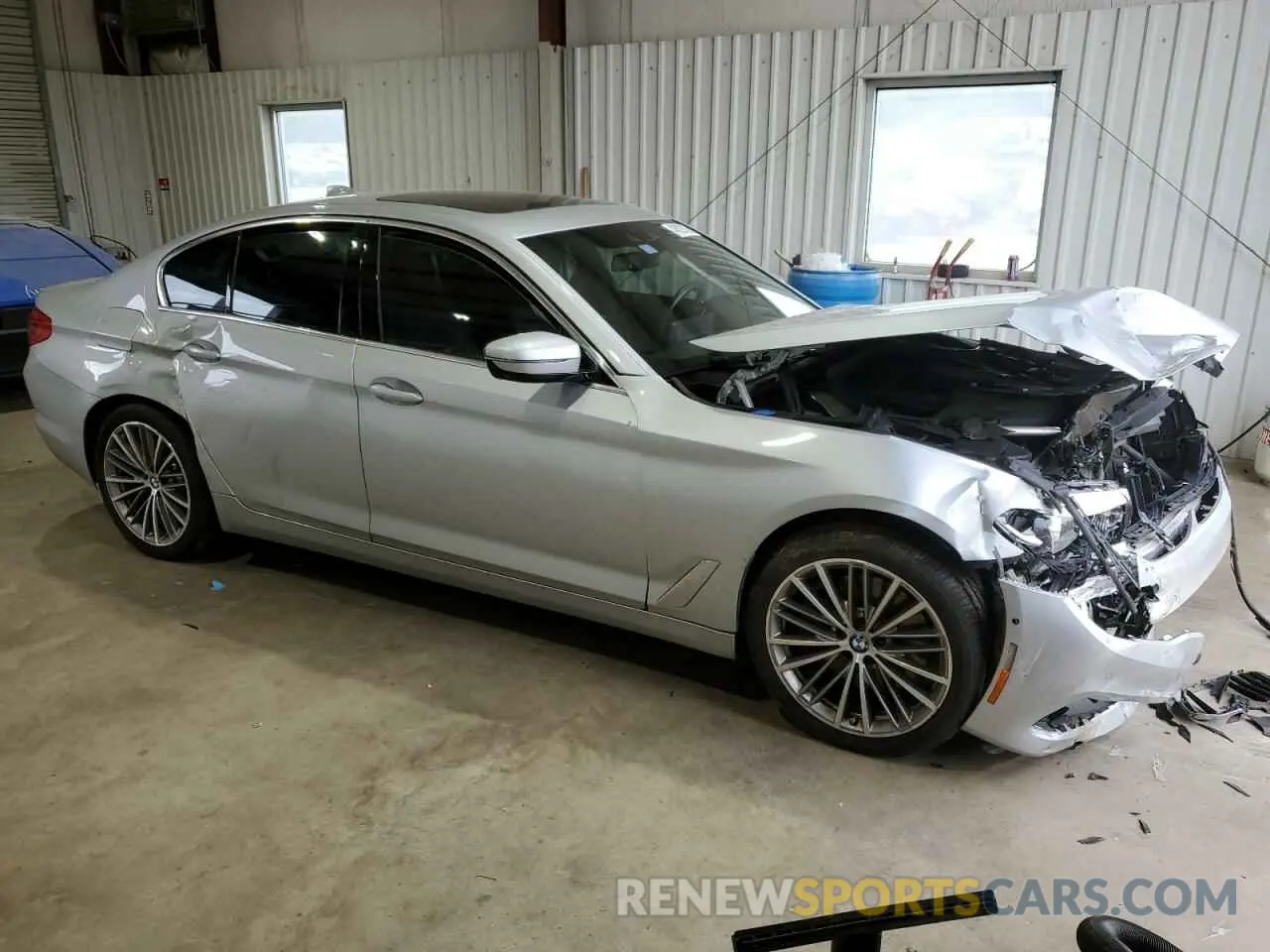 4 fotografías del automóvil dañado WBAJS1C07LWW82003 BMW 5 SERIES 2020