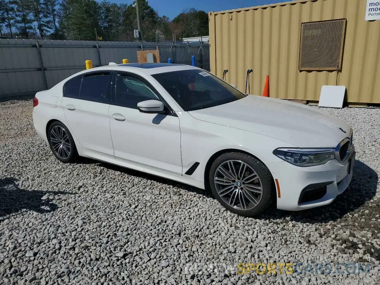4 fotografías del automóvil dañado WBAJS1C08LWW81734 BMW 5 SERIES 2020