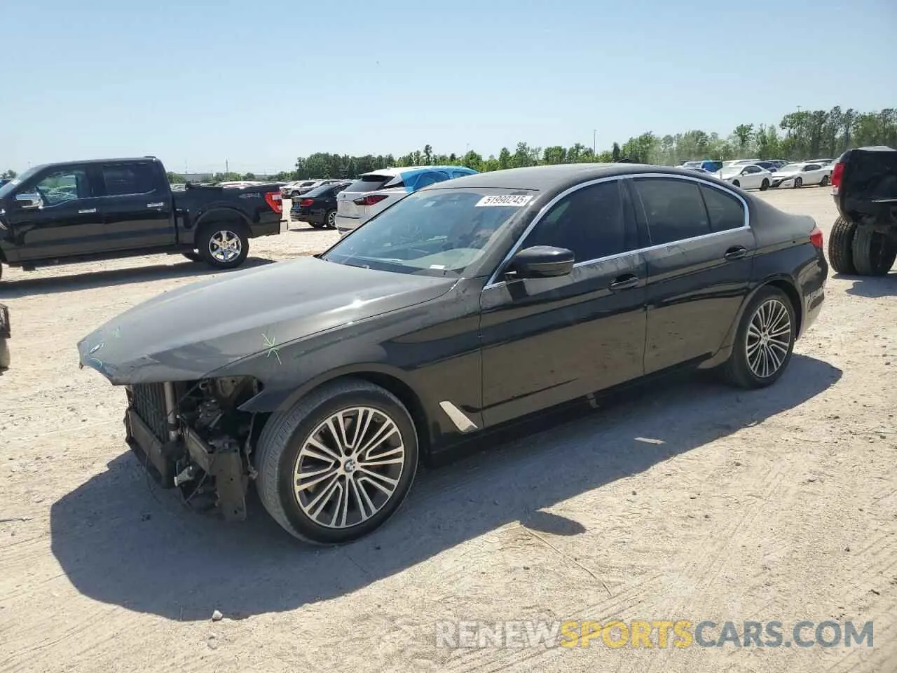 1 fotografías del automóvil dañado WBAJS1C09LWW64067 BMW 5 SERIES 2020