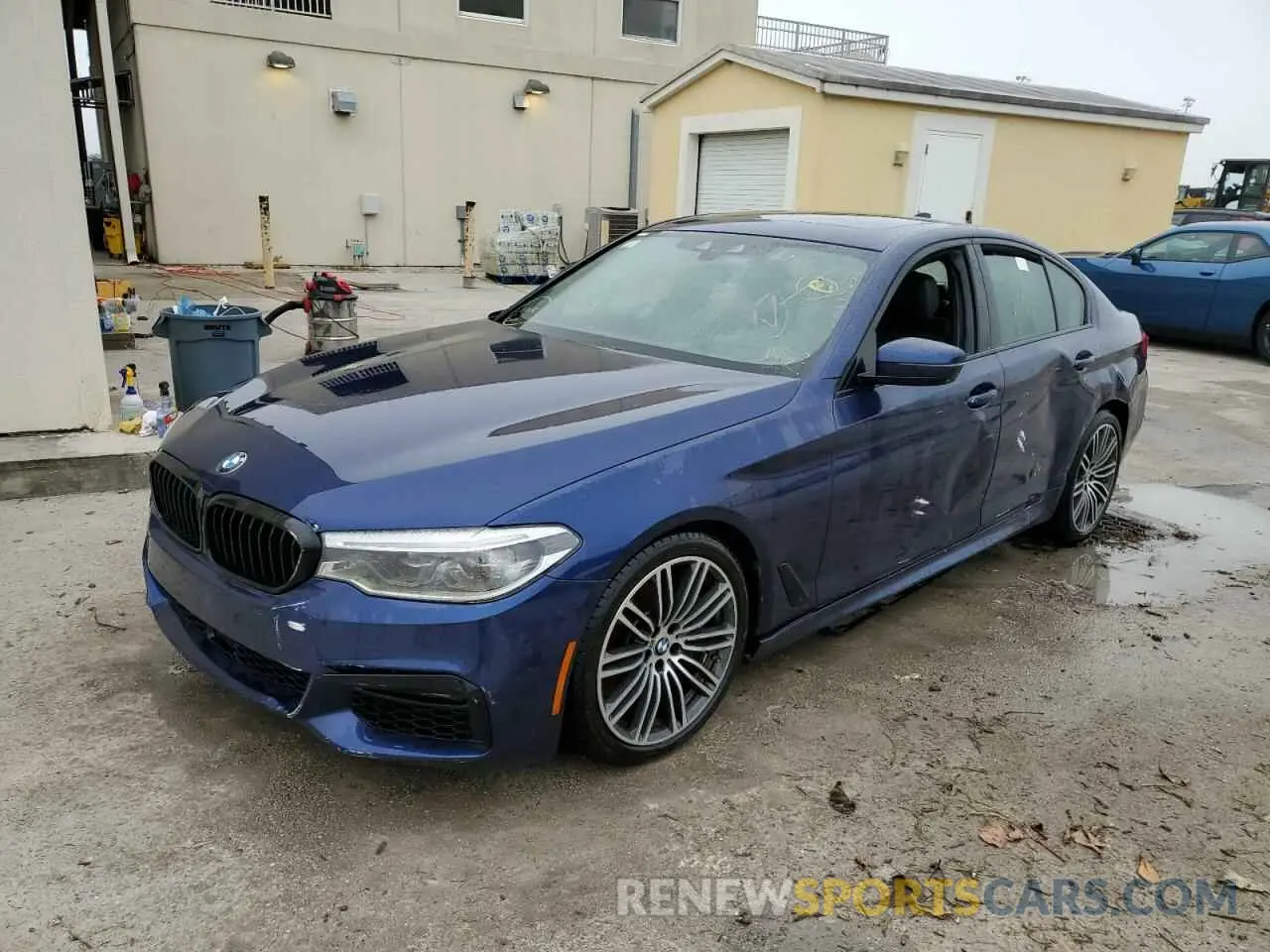 2 fotografías del automóvil dañado WBAJS1C09LWW68023 BMW 5 SERIES 2020