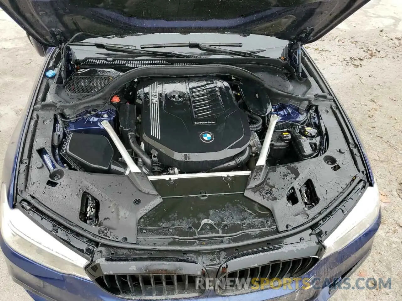 7 fotografías del automóvil dañado WBAJS1C09LWW68023 BMW 5 SERIES 2020