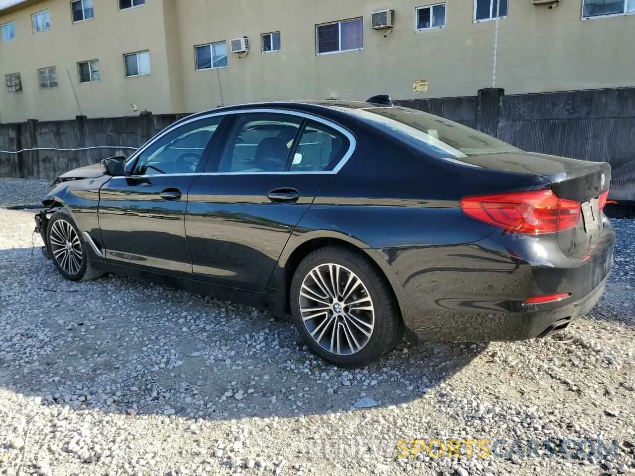 2 fotografías del automóvil dañado WBAJS1C0XLCE32291 BMW 5 SERIES 2020
