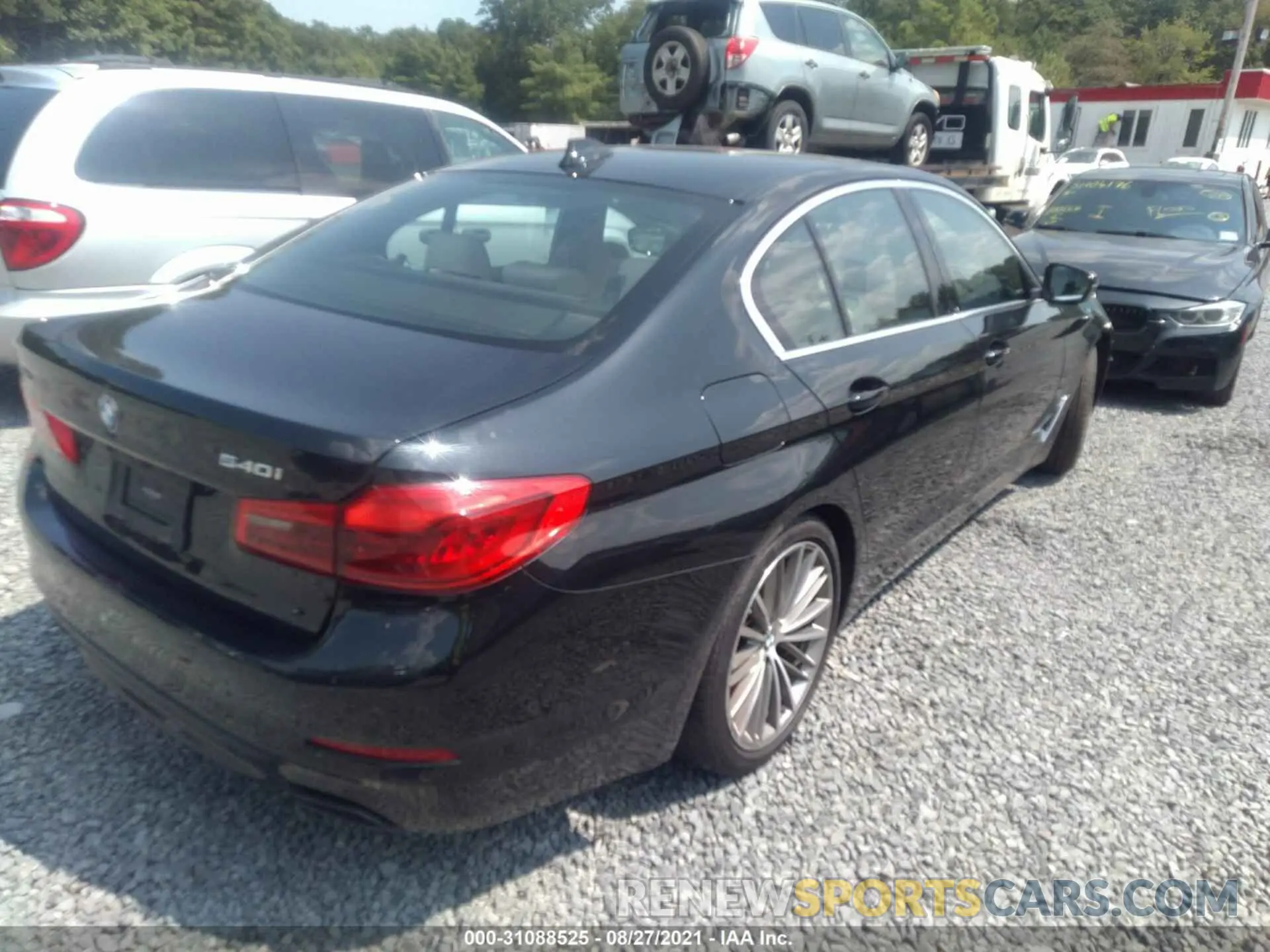 4 fotografías del automóvil dañado WBAJS3C03LCD59888 BMW 5 SERIES 2020