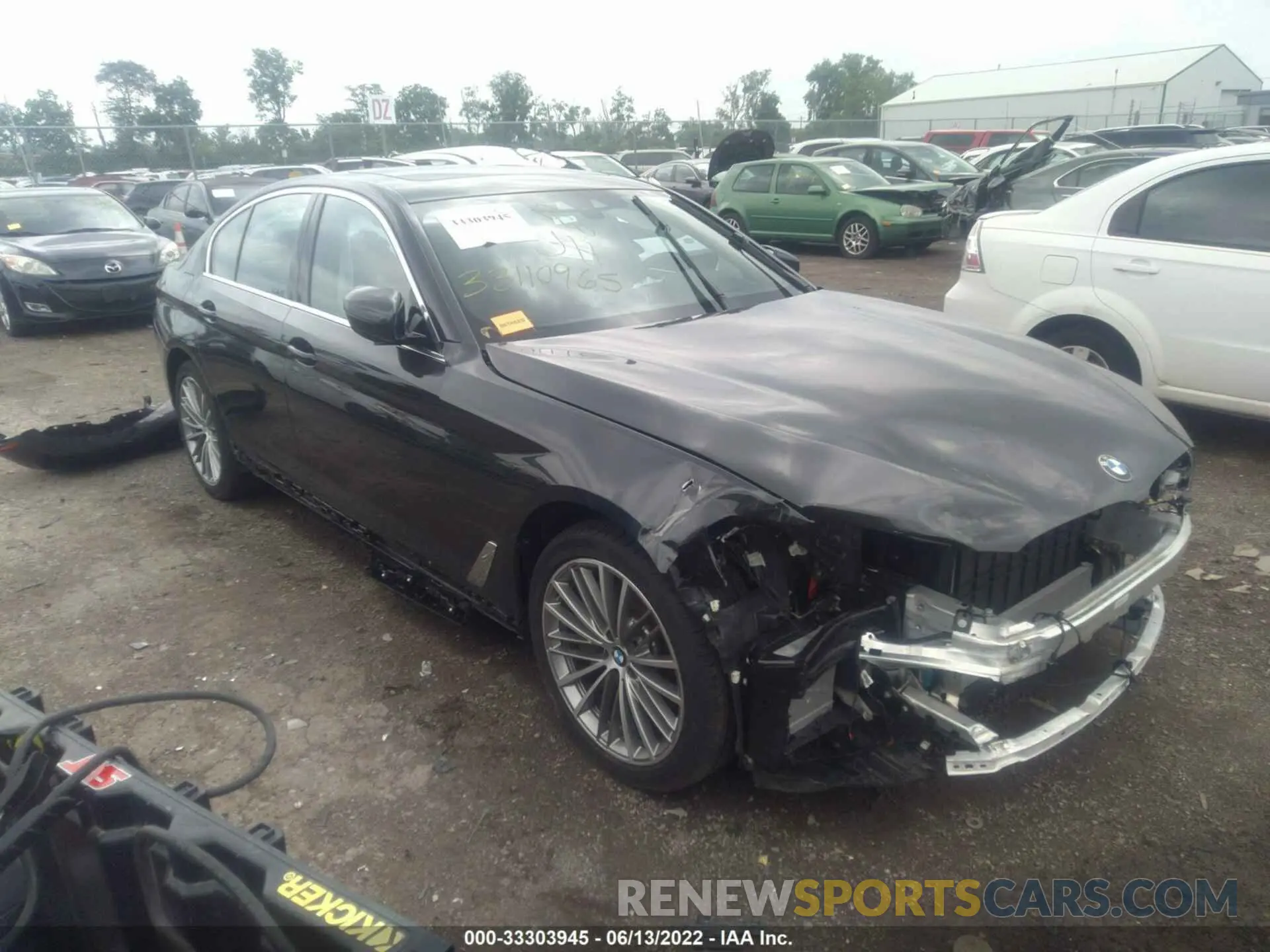 1 fotografías del automóvil dañado WBAJS3C05LCD97218 BMW 5 SERIES 2020