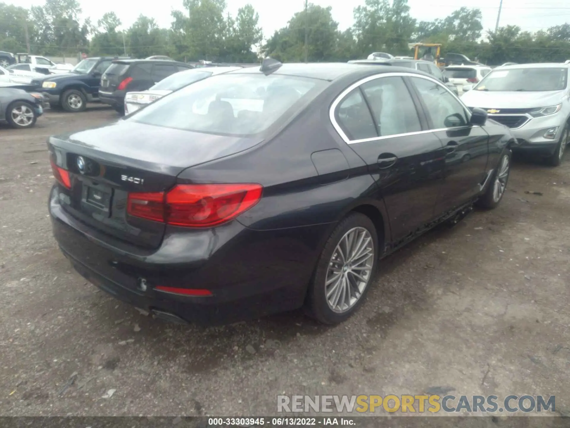 4 fotografías del automóvil dañado WBAJS3C05LCD97218 BMW 5 SERIES 2020