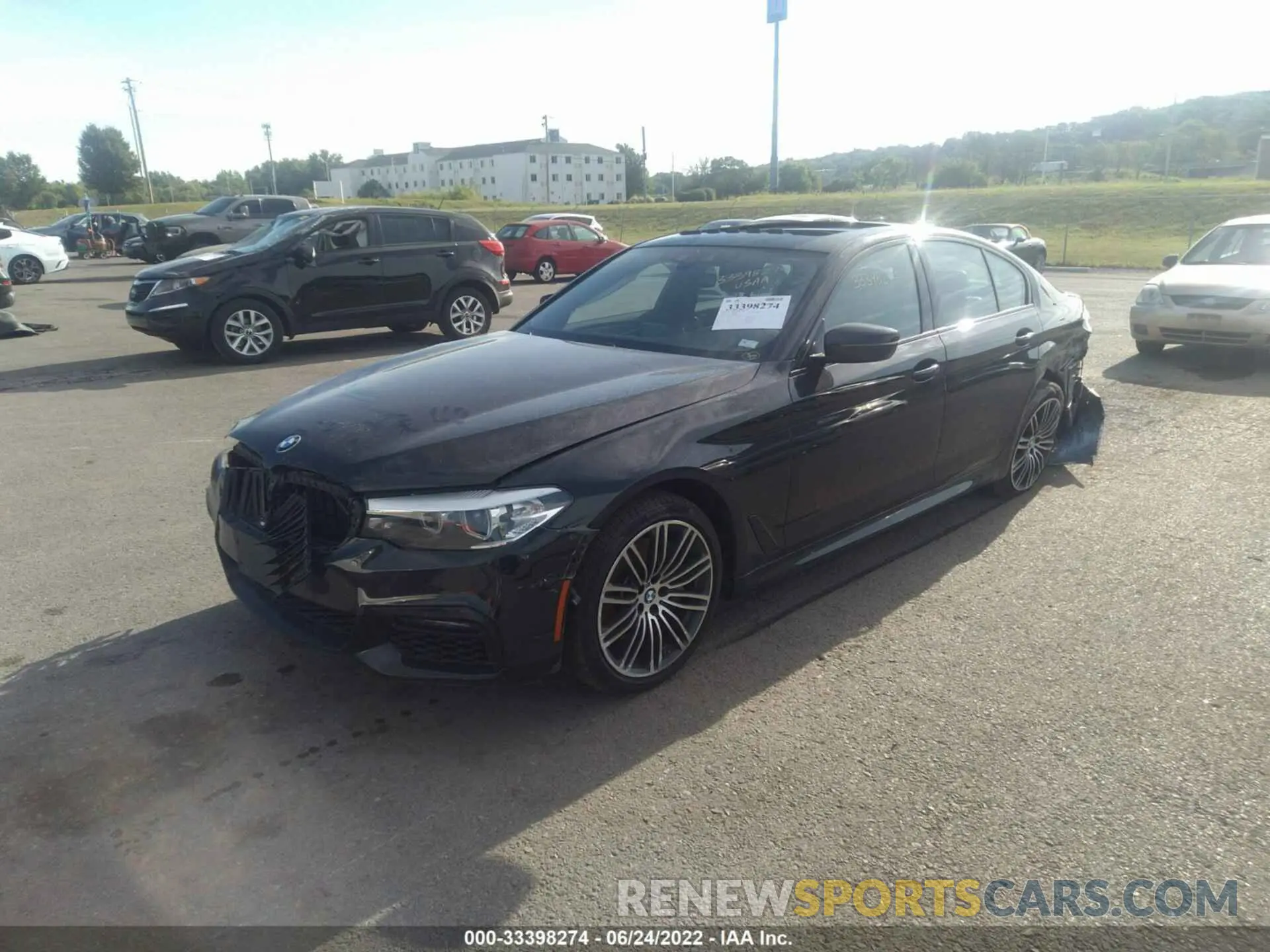 2 fotografías del automóvil dañado WBAJS3C05LCE02093 BMW 5 SERIES 2020