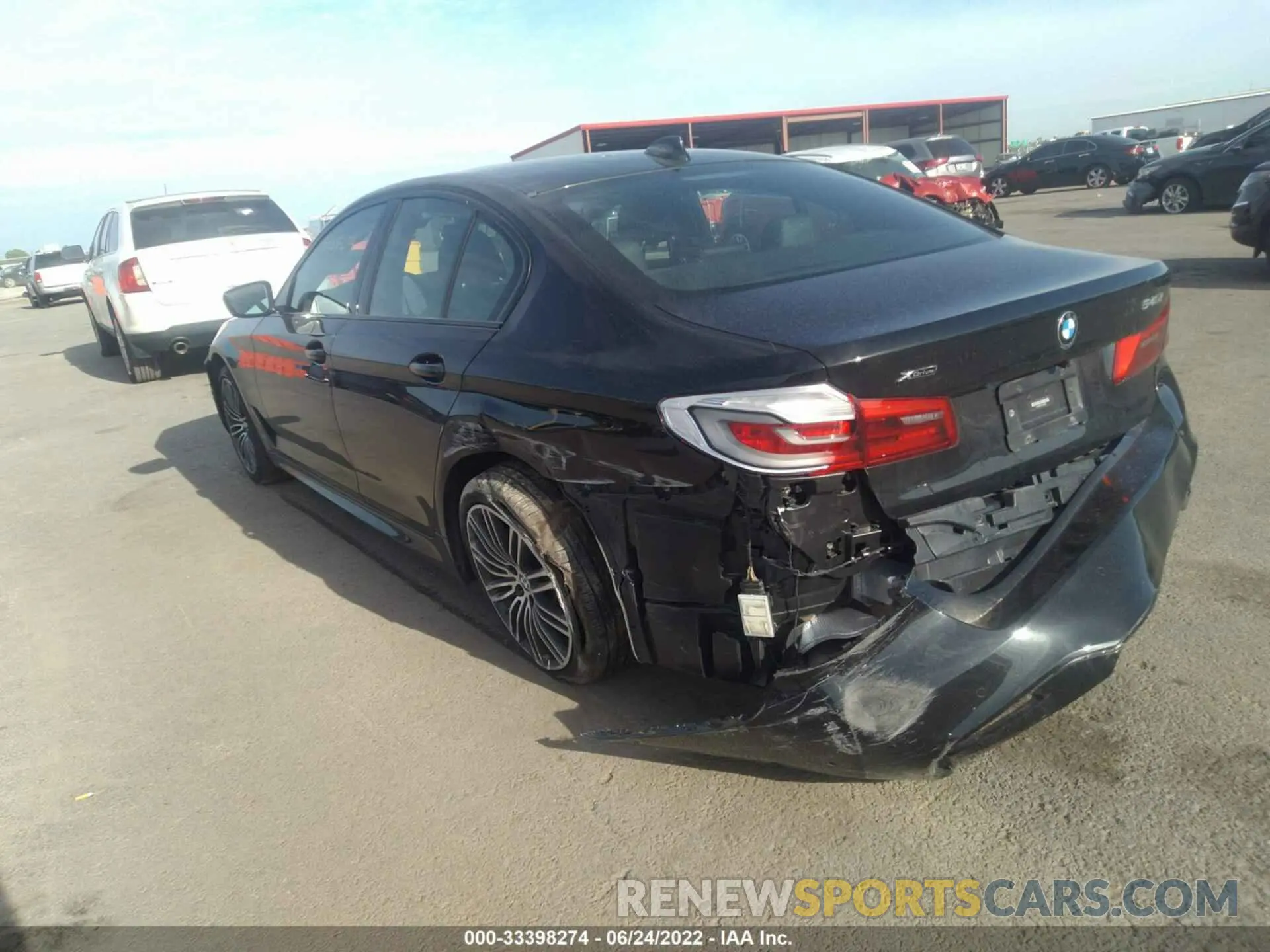 3 fotografías del automóvil dañado WBAJS3C05LCE02093 BMW 5 SERIES 2020