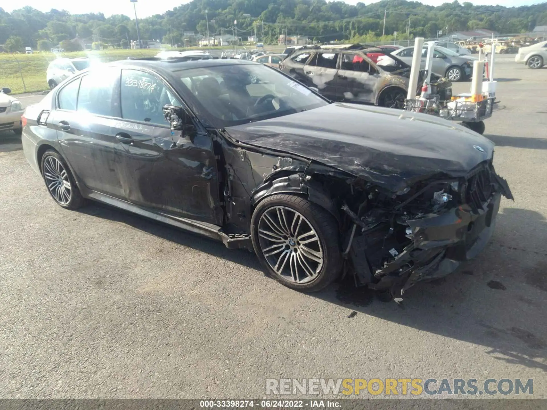 6 fotografías del automóvil dañado WBAJS3C05LCE02093 BMW 5 SERIES 2020
