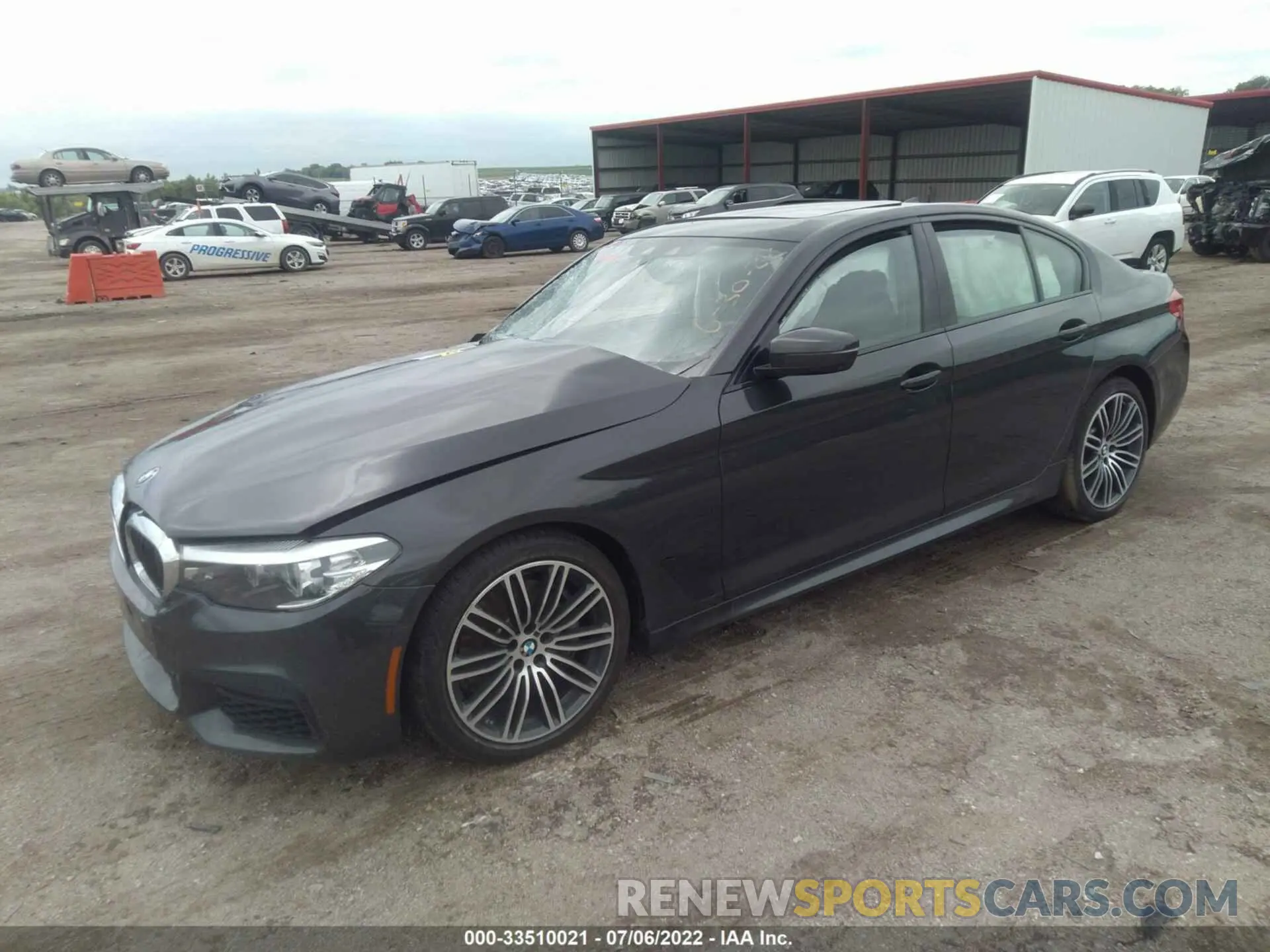 2 fotografías del automóvil dañado WBAJS3C06LCE01776 BMW 5 SERIES 2020
