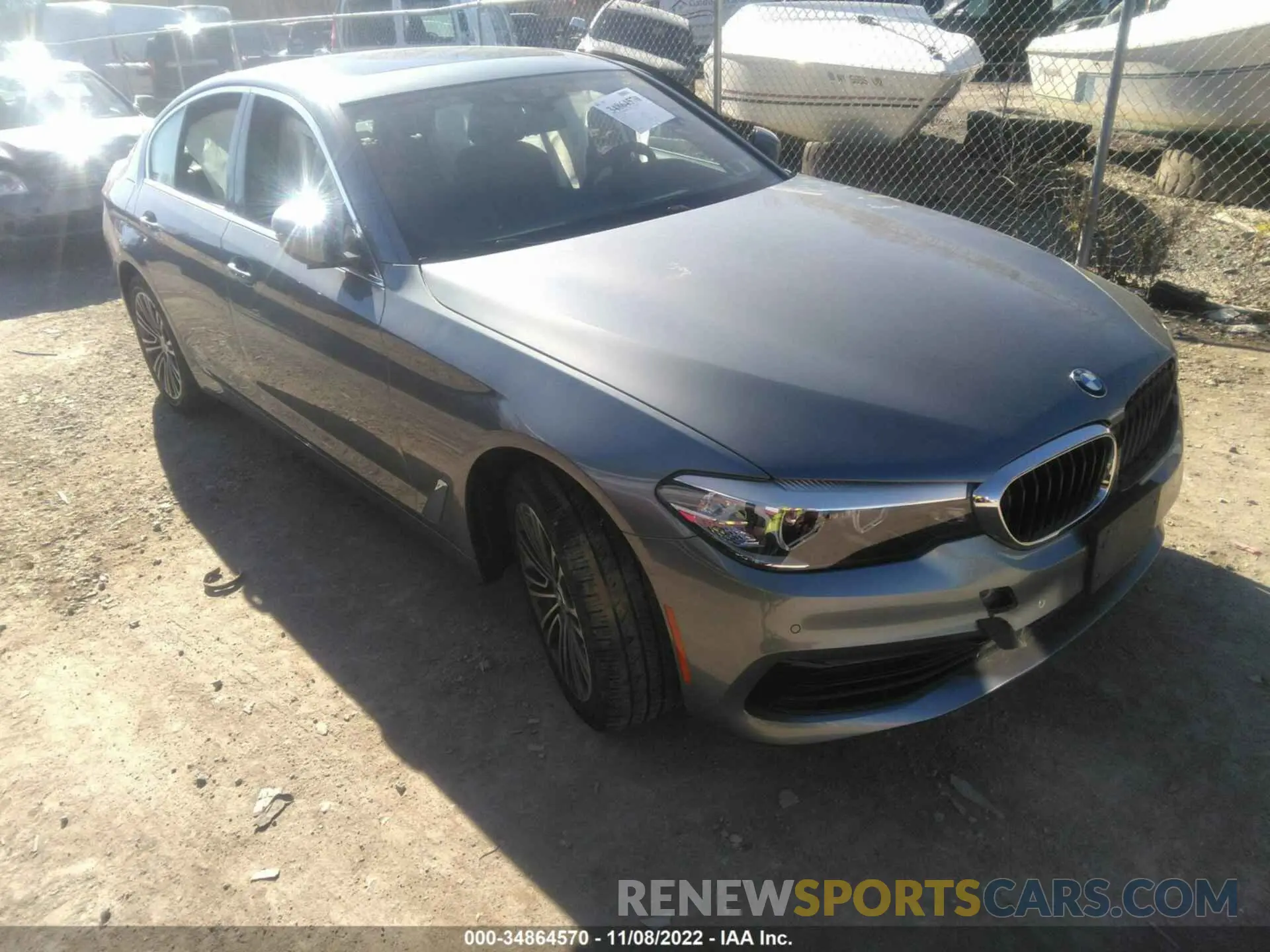 1 fotografías del automóvil dañado WBAJS3C06LCE40951 BMW 5 SERIES 2020