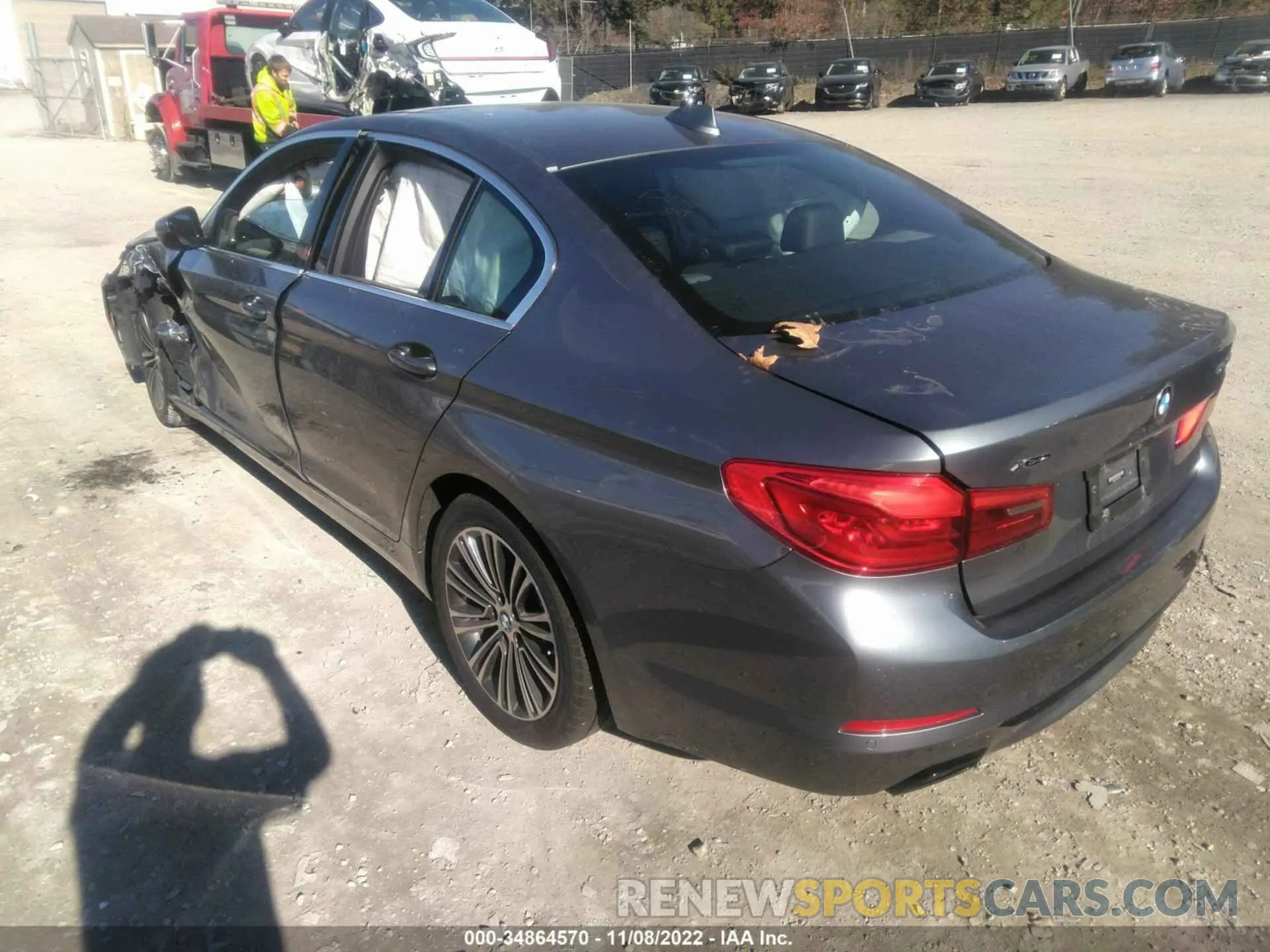 3 fotografías del automóvil dañado WBAJS3C06LCE40951 BMW 5 SERIES 2020