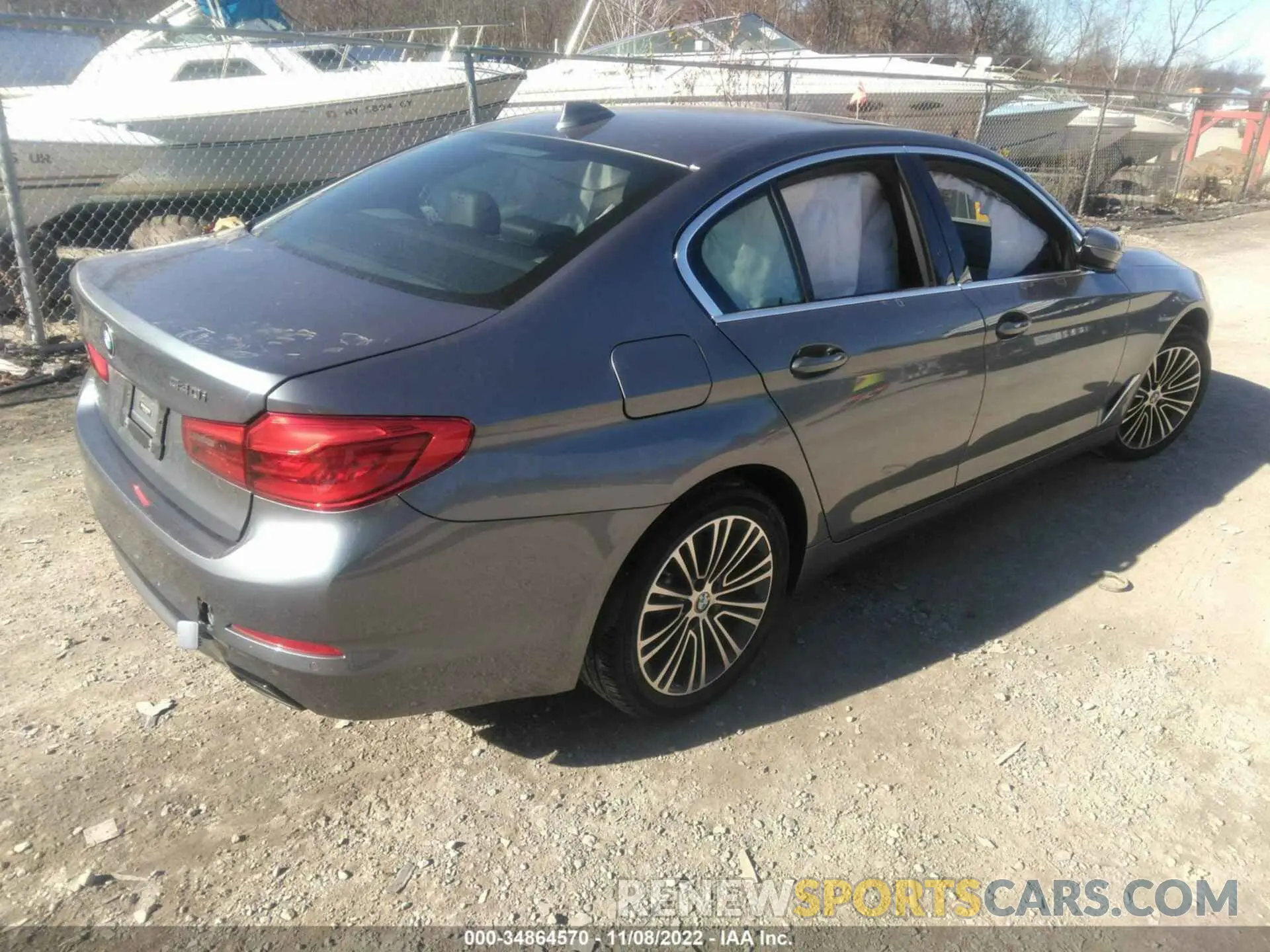 4 fotografías del automóvil dañado WBAJS3C06LCE40951 BMW 5 SERIES 2020
