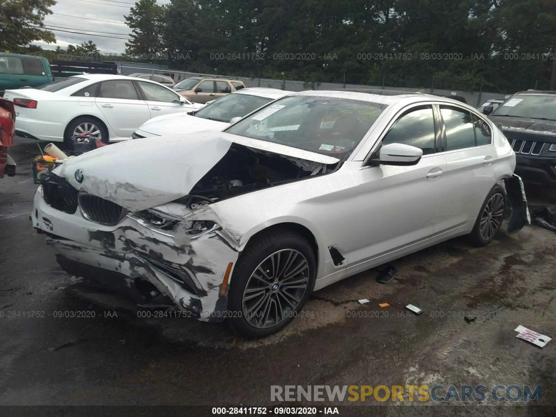 2 fotografías del automóvil dañado WBAJS3C08LCD15045 BMW 5 SERIES 2020