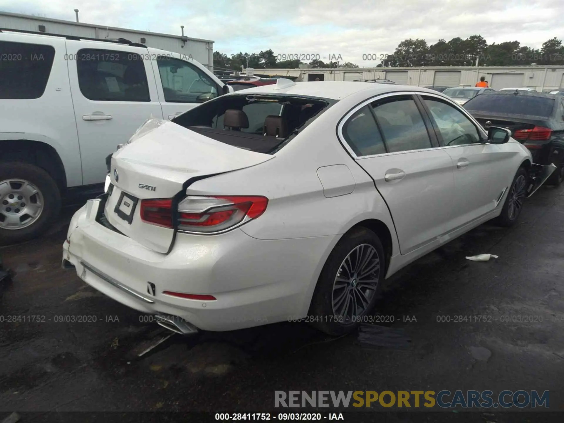 4 fotografías del automóvil dañado WBAJS3C08LCD15045 BMW 5 SERIES 2020