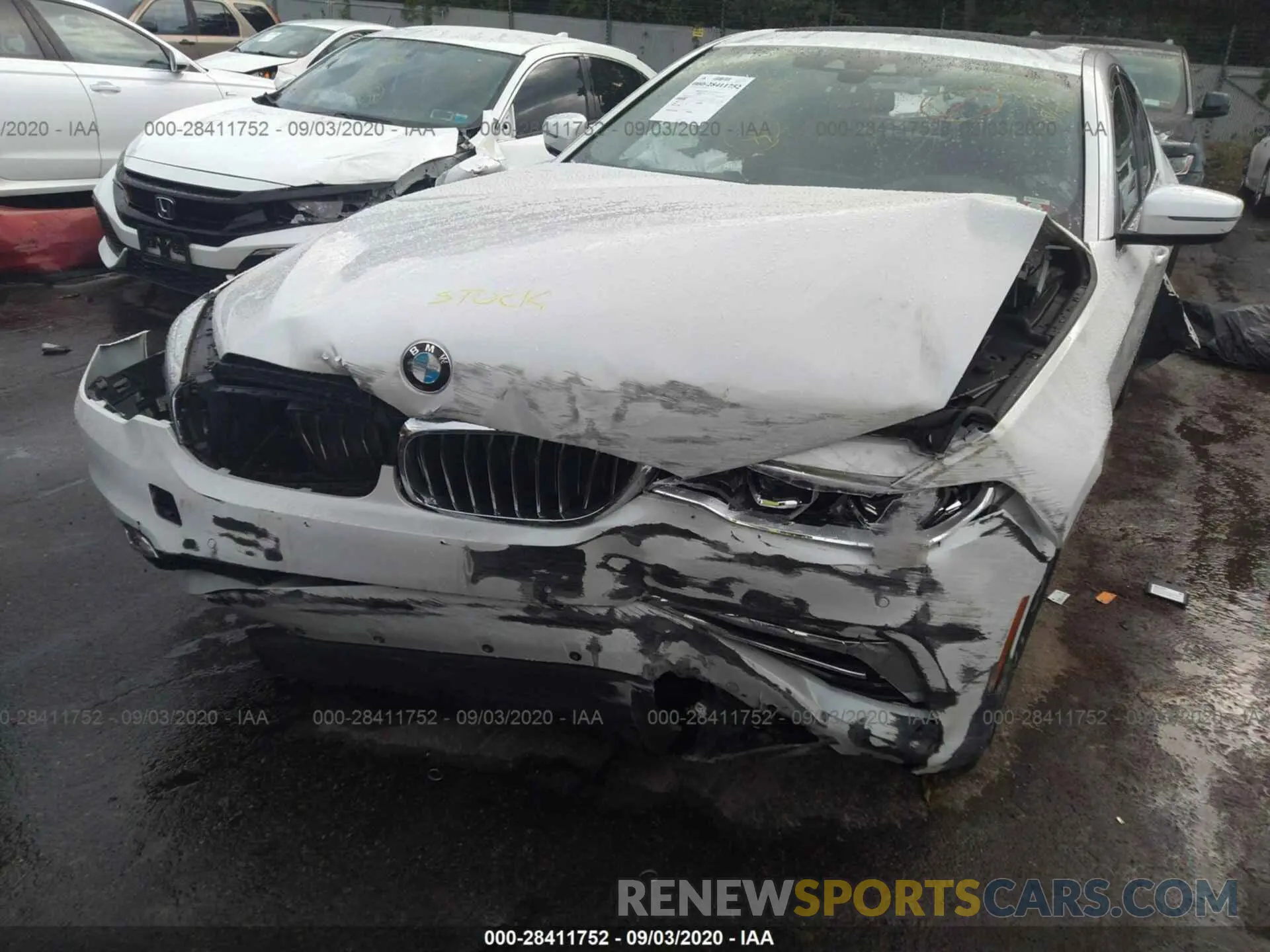 6 fotografías del automóvil dañado WBAJS3C08LCD15045 BMW 5 SERIES 2020