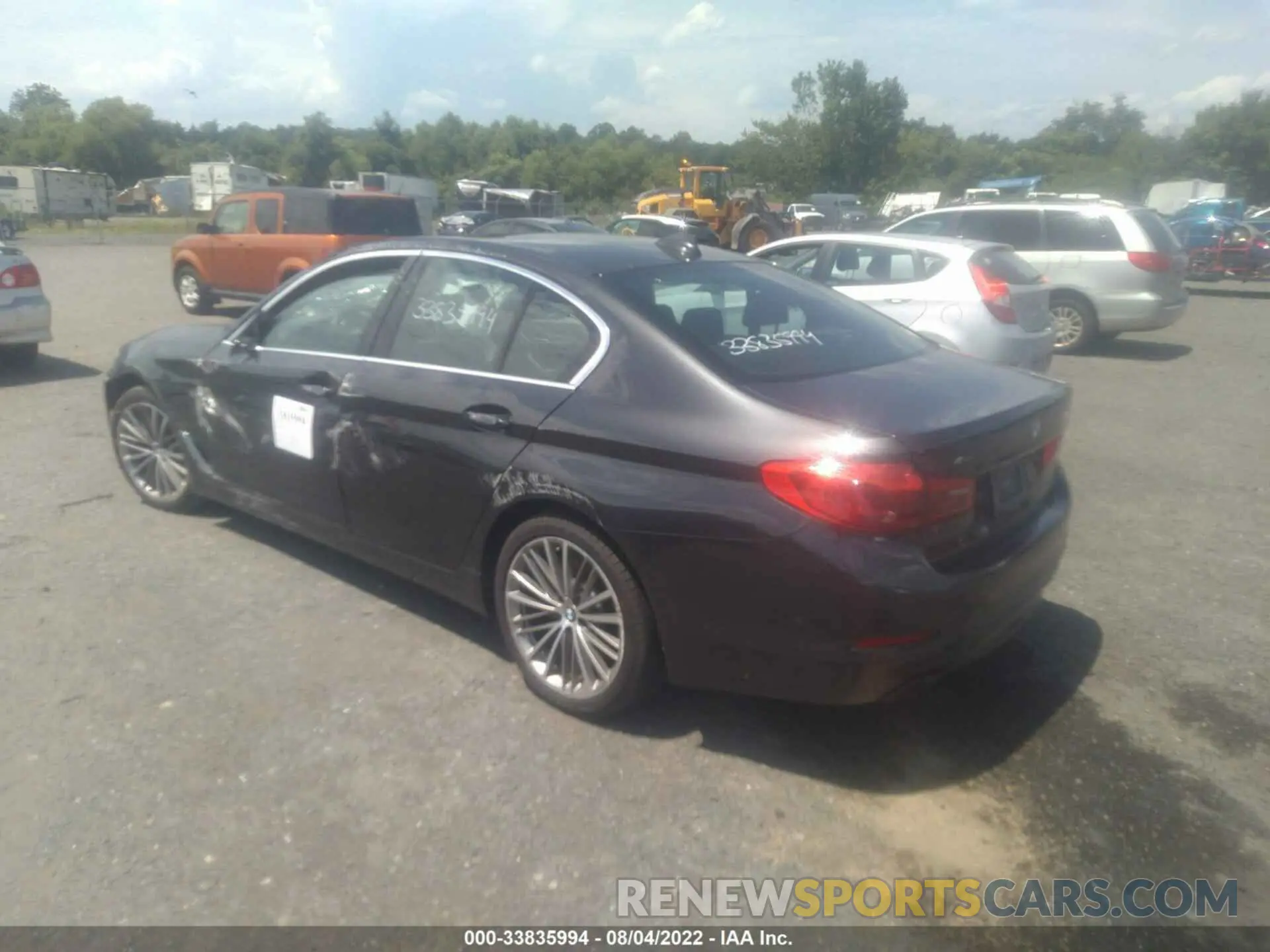 3 fotografías del automóvil dañado WBAJS3C08LCE09202 BMW 5 SERIES 2020