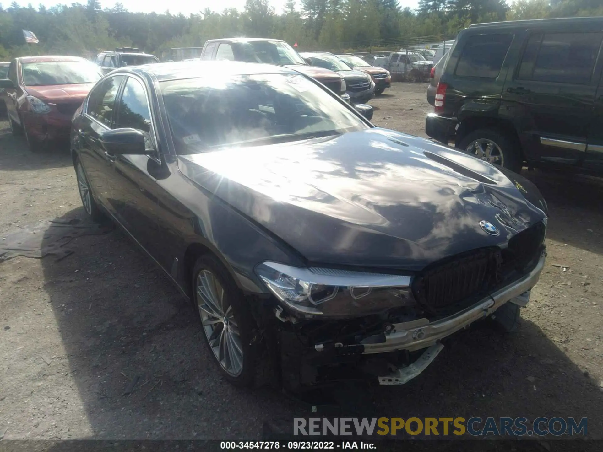 1 fotografías del automóvil dañado WBAJS3C09LWW63836 BMW 5 SERIES 2020
