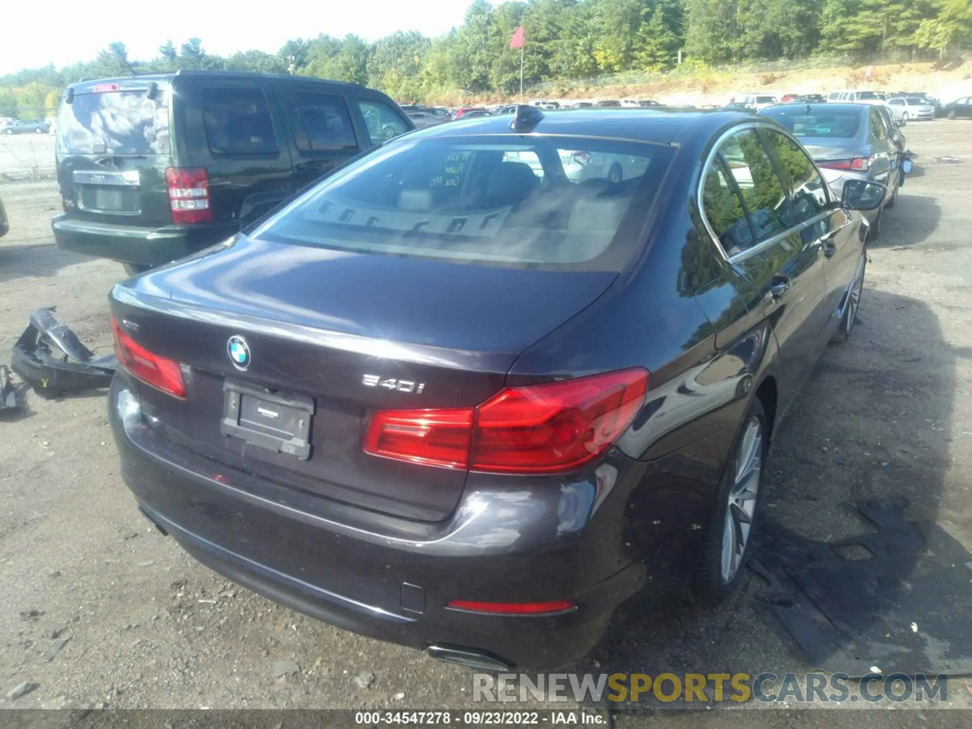 4 fotografías del automóvil dañado WBAJS3C09LWW63836 BMW 5 SERIES 2020