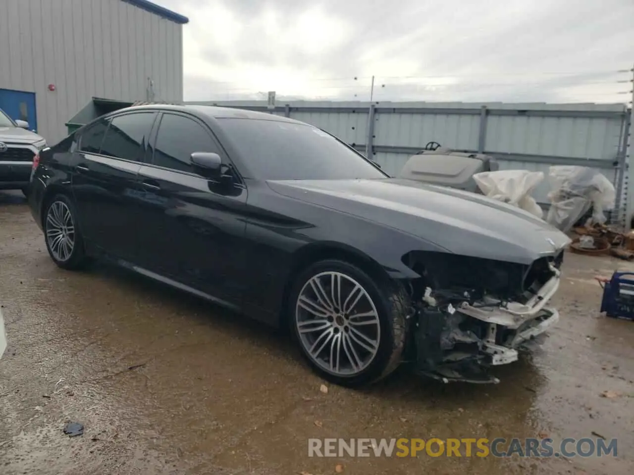 4 fotografías del automóvil dañado WBAJS3C0XLCD71679 BMW 5 SERIES 2020