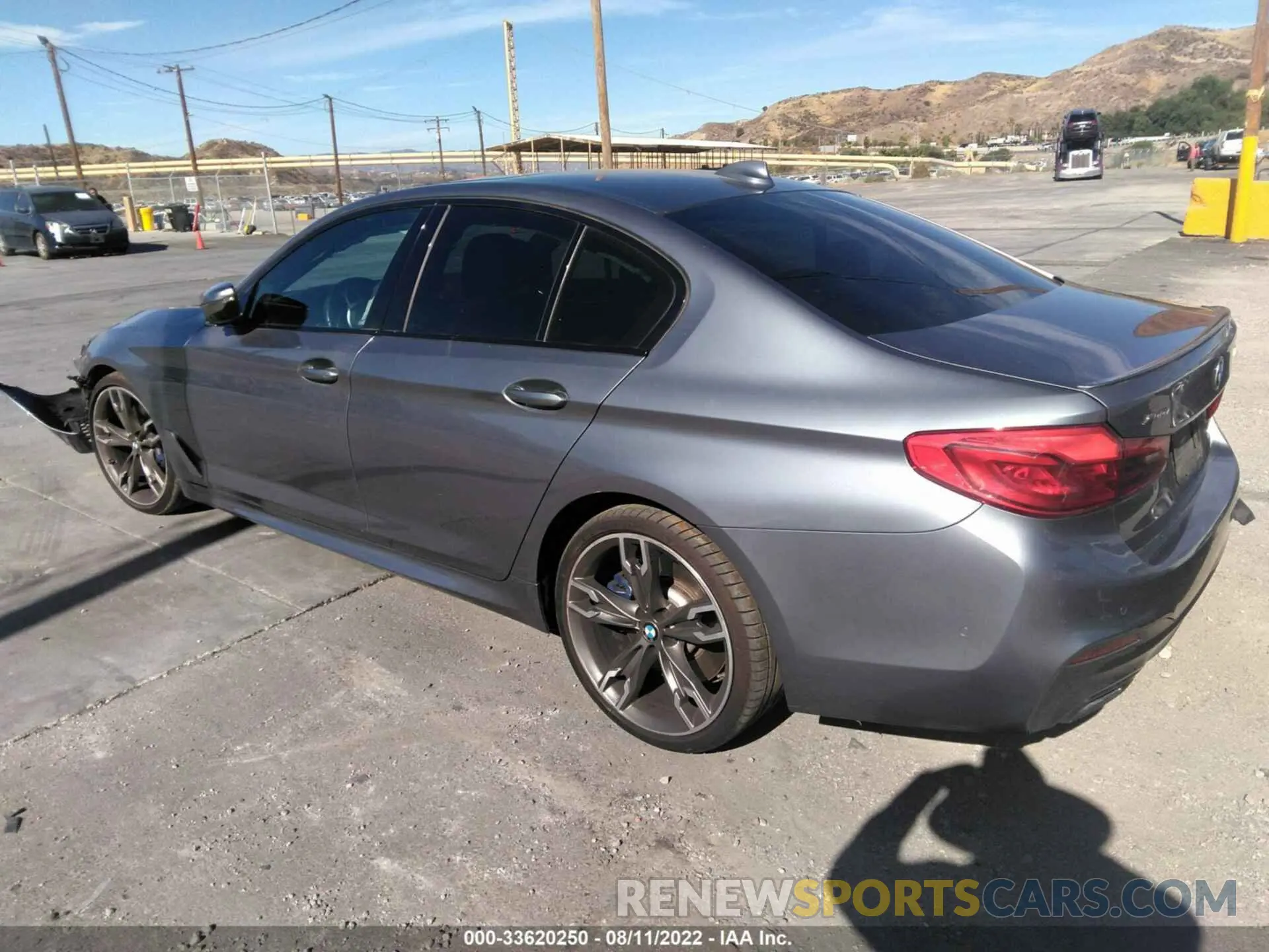 3 fotografías del automóvil dañado WBAJS7C03LCD47487 BMW 5 SERIES 2020