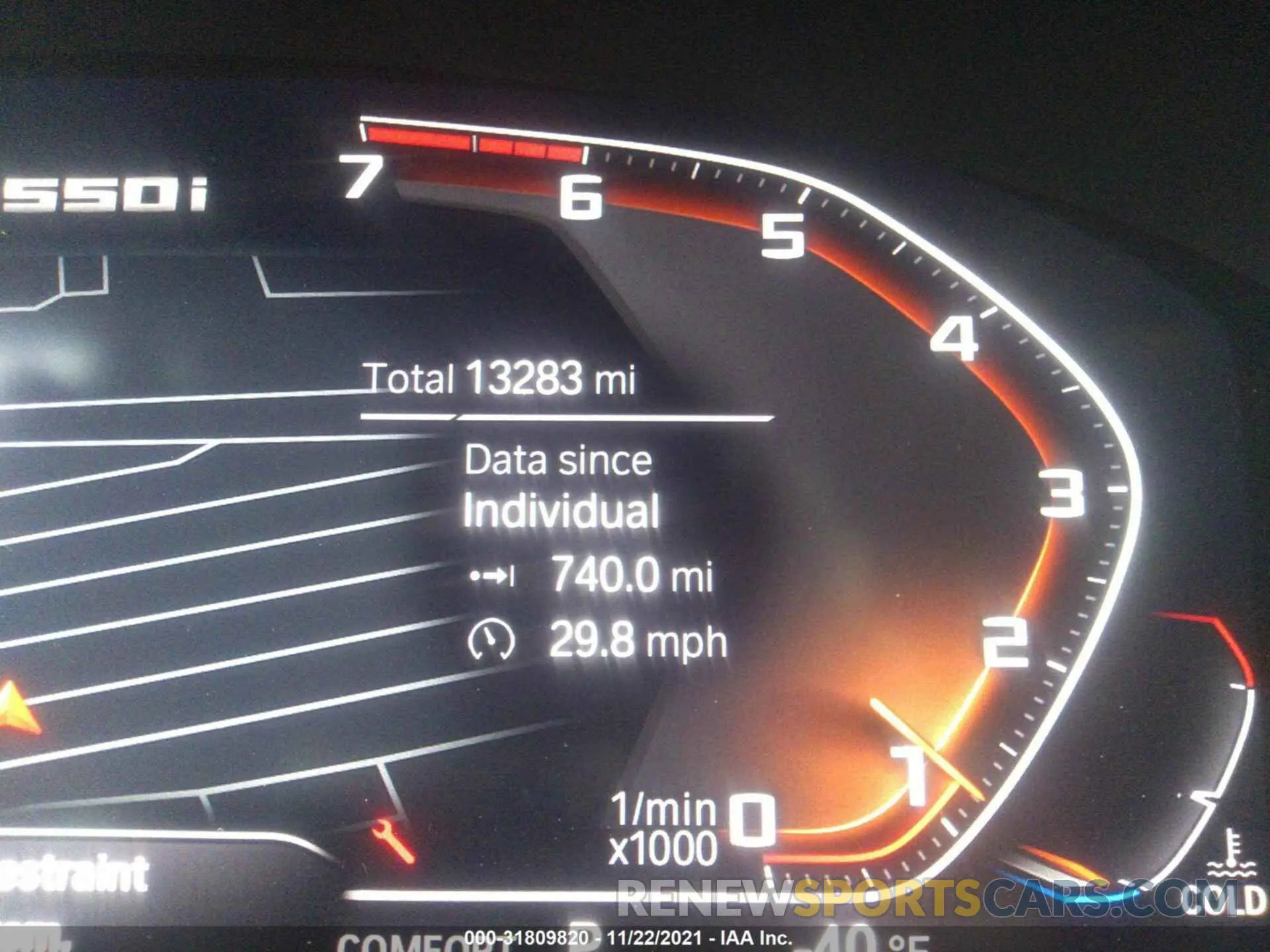 7 fotografías del automóvil dañado WBAJS7C05LCE33531 BMW 5 SERIES 2020