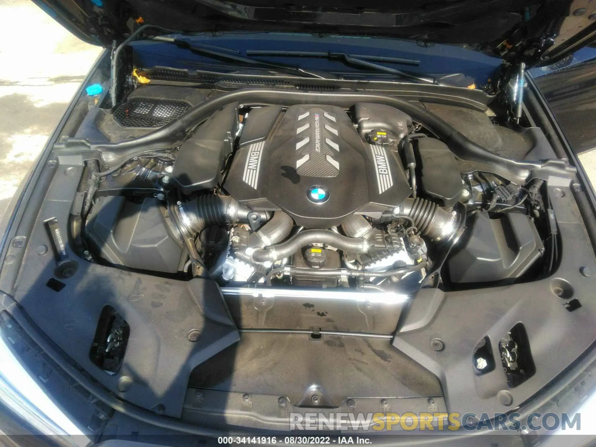 10 fotografías del automóvil dañado WBAJS7C09LCD02828 BMW 5 SERIES 2020