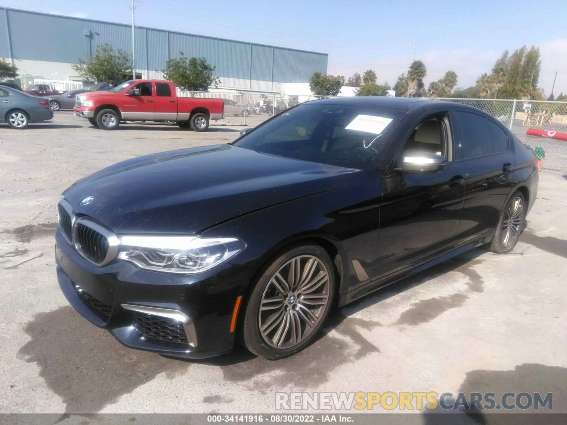 2 fotografías del automóvil dañado WBAJS7C09LCD02828 BMW 5 SERIES 2020