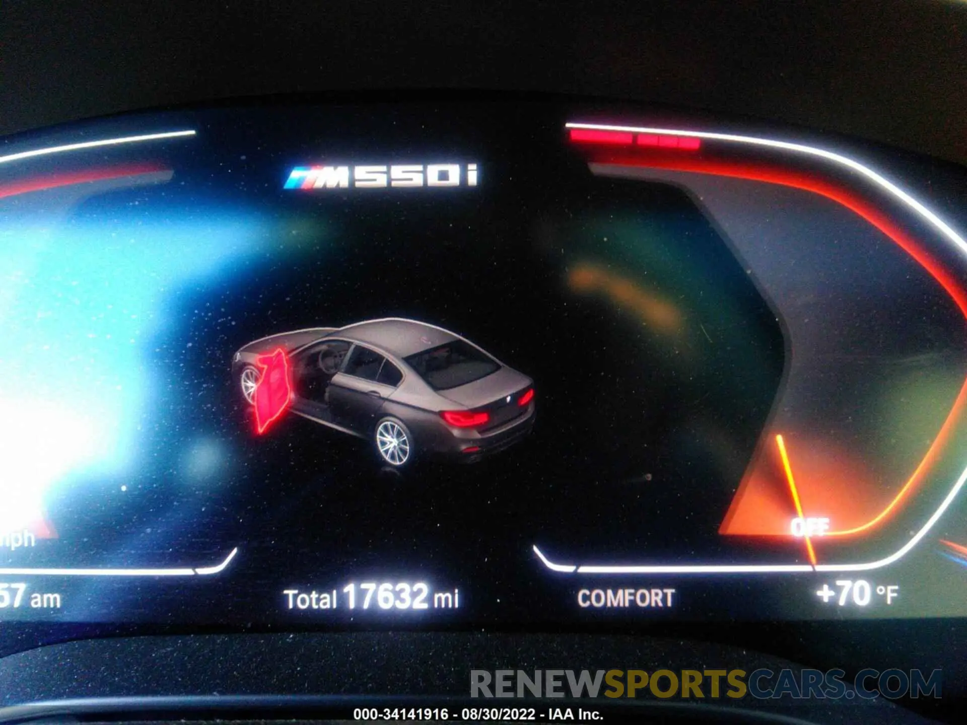 7 fotografías del automóvil dañado WBAJS7C09LCD02828 BMW 5 SERIES 2020