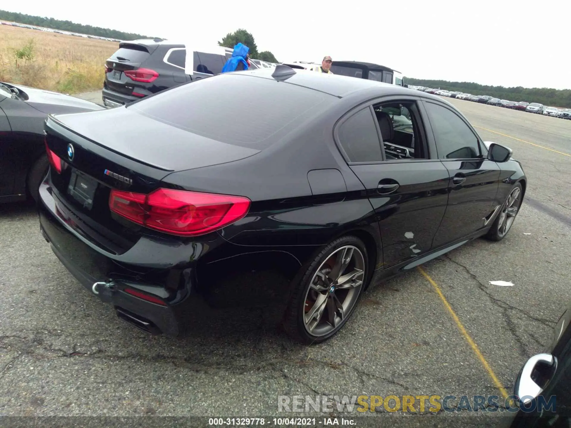 4 fotografías del automóvil dañado WBAJS7C09LCD45825 BMW 5 SERIES 2020