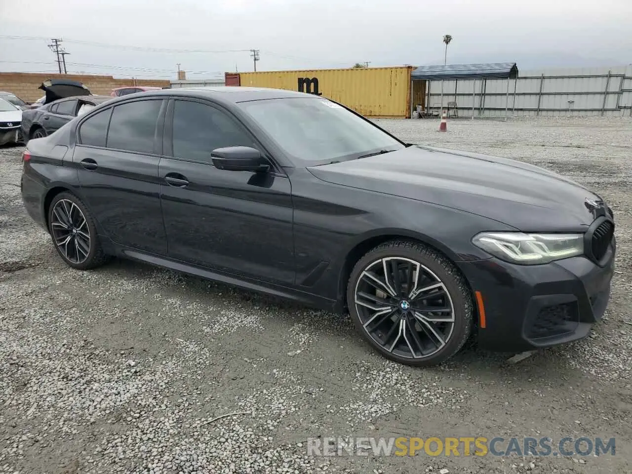4 fotografías del automóvil dañado WBA13AG00MCF09677 BMW 5 SERIES 2021