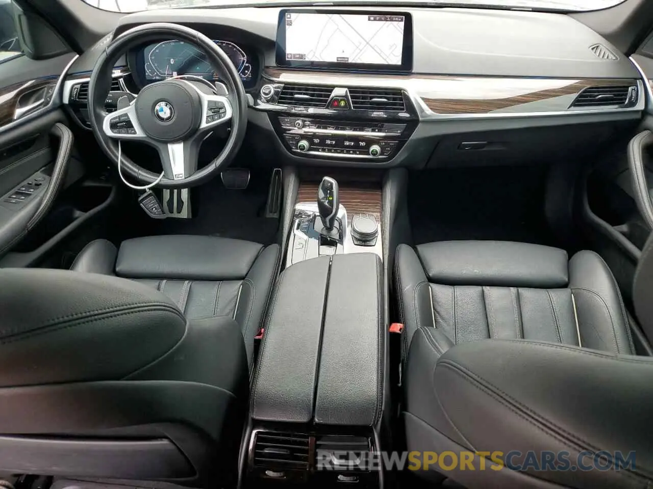 8 fotografías del automóvil dañado WBA13AG00MCF09677 BMW 5 SERIES 2021