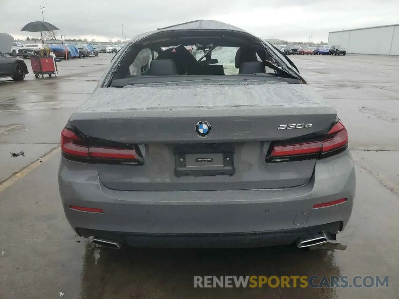 6 fotografías del automóvil dañado WBA13AG01MCF99695 BMW 5 SERIES 2021