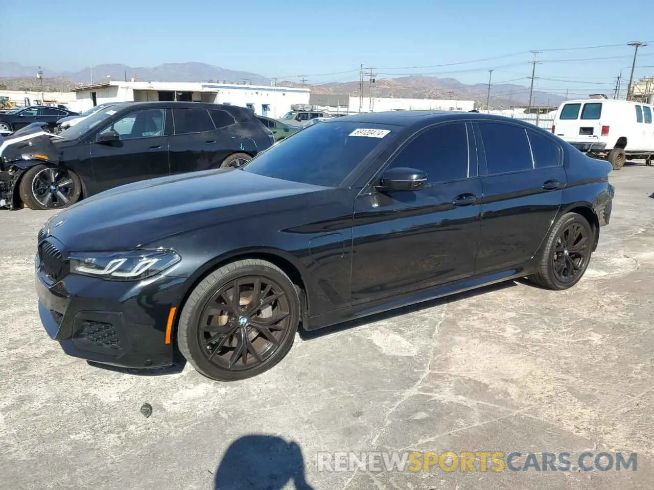 1 fotografías del automóvil dañado WBA13AG04MCF47235 BMW 5 SERIES 2021