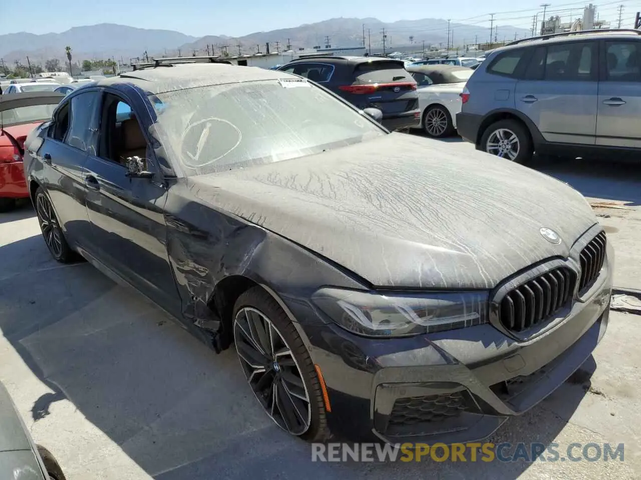1 fotografías del automóvil dañado WBA13AG08MCG88941 BMW 5 SERIES 2021