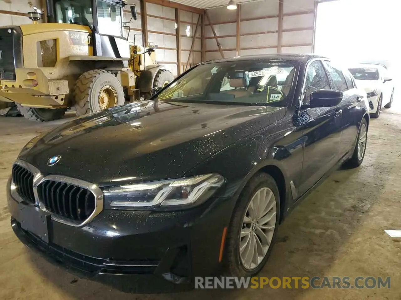2 fotografías del automóvil dañado WBA13BJ00MCF65150 BMW 5 SERIES 2021